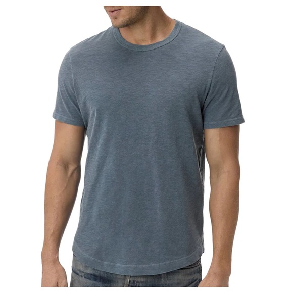 Buck Mason | Shirts | Buck Mason Mens Faded Blue Vince Wash Slub Hem ...